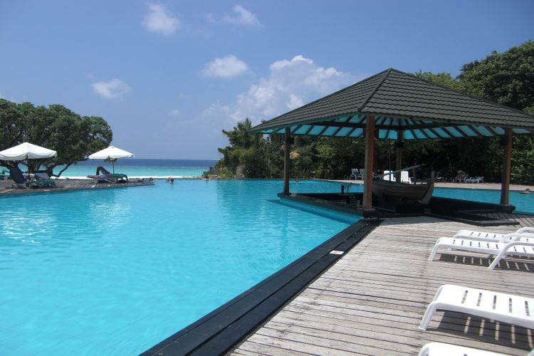 Pool im Resort auf Fiji
