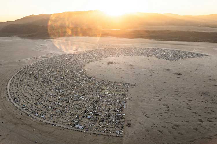 Burning Man Festival in Nevada