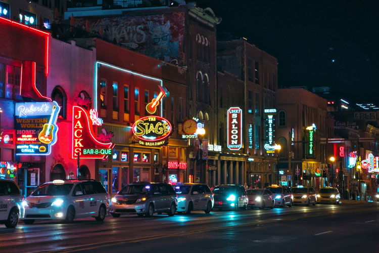 Nashville lebt für Country Music