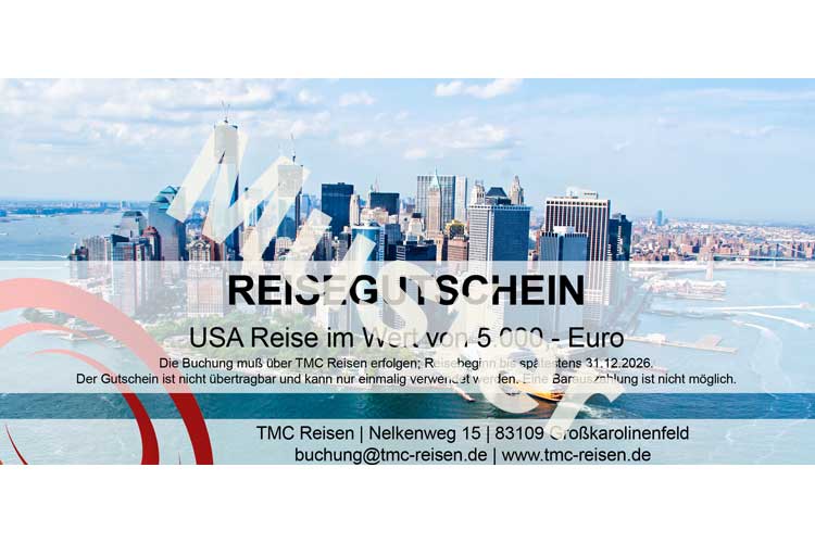 Individuelle Gutscheine für Gewinnspiel bei TMC Reisen